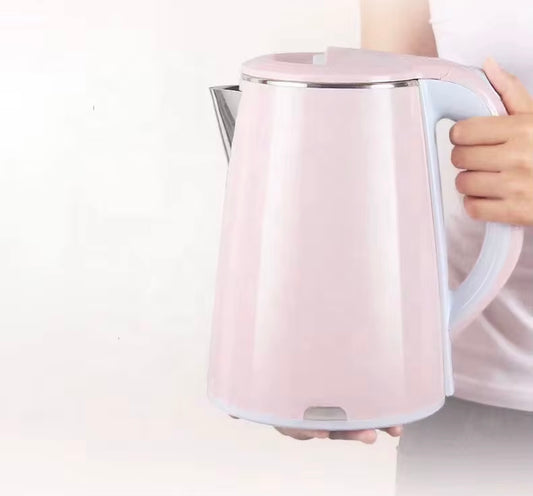 Bouilloire électrique design rose pastel